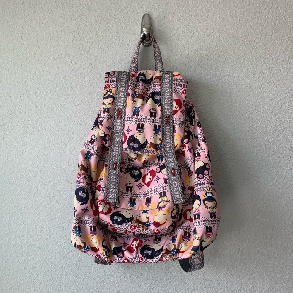 Harajuku Lovers | Pink Drawstring Backpack